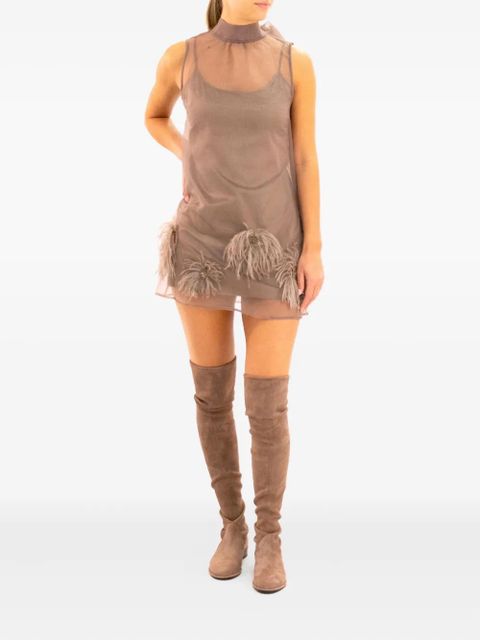 STAUD Albee mini dress - Neutrals - zdjęcie produktu nr 2