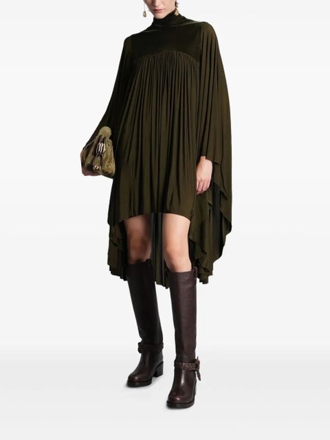 ZIMMERMANN Memento high-neck pleated dress - Green