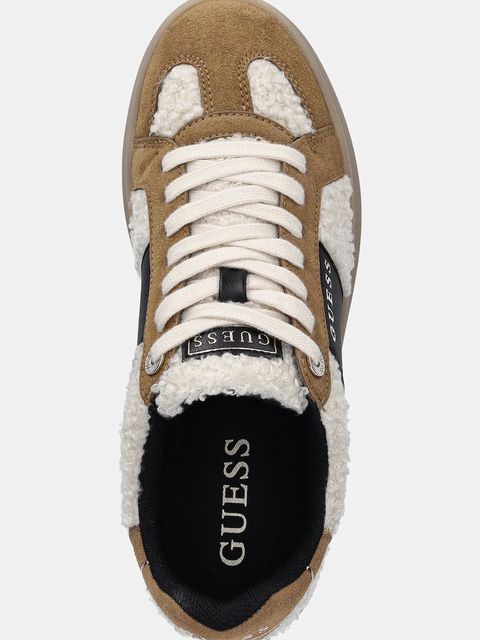 Guess sneakersy JRONE9 damskie kolor beżowy FLFJR9 ESU12