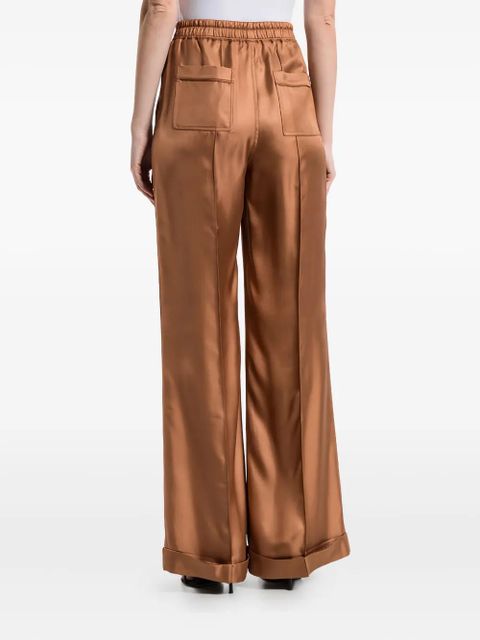 TOM FORD drawstring silk trousers - Brown