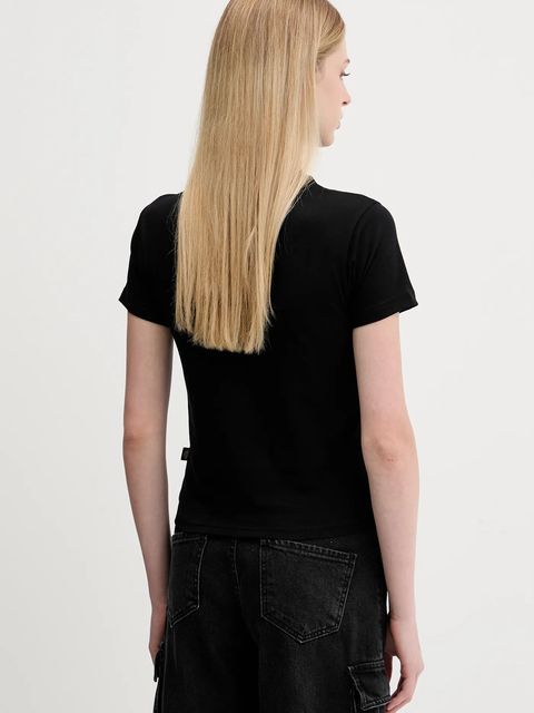 Dickies t-shirt bawełniany damski kolor czarny DK0A87Q5