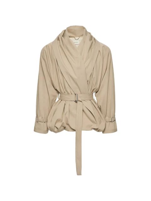 Magda Butrym belted jacket - Neutrals - zdjęcie produktu nr 1
