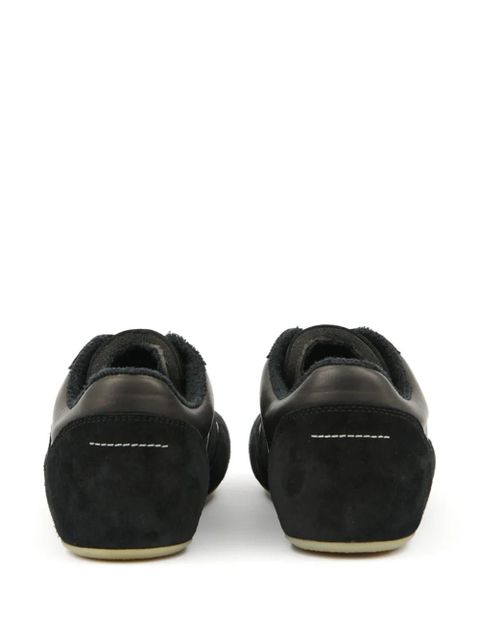 MM6 Maison Margiela leather sneakers - Black