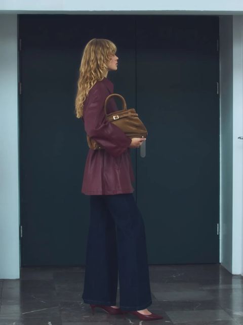 Answear.LAB szpilki skórzane kolor bordowy