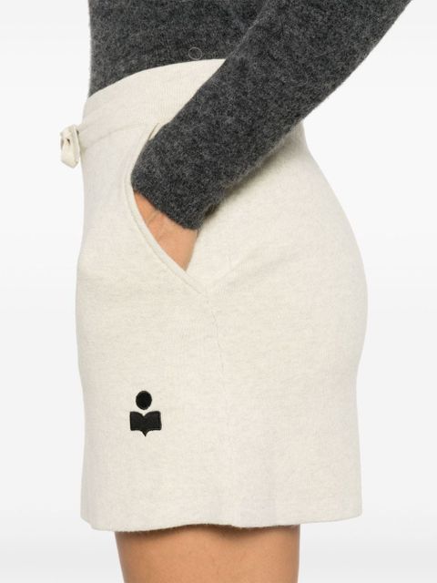 MARANT ÉTOILE Amaline mini skirt - Grey