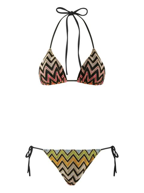 Missoni patterned bikini - Black - zdjęcie produktu nr 1