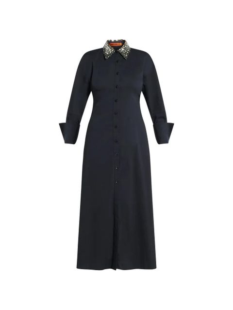 Simon Miller embellished open-back midi dress - Black - zdjęcie produktu nr 1