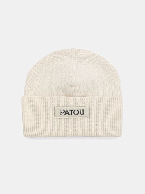 Patou czapka wełniana kolor beżowy AC1058064 - zdjęcie produktu nr 1