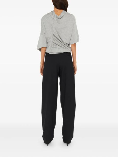 Christopher Esber Distort draped T-shirt - Grey