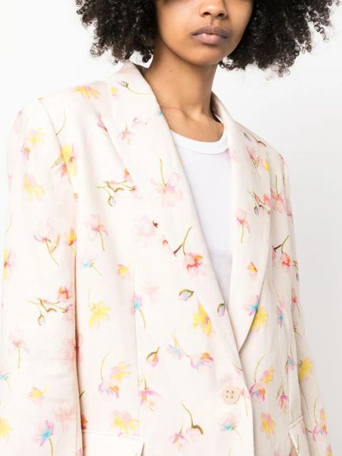 Zadig&Voltaire Vegy linen blazer - Neutrals