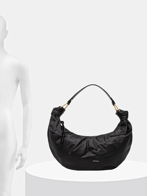 Coccinelle torebka skórzana FUROSHIKI kolor czarny E1 U1A 13 01 01