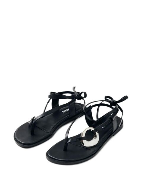 ALOHAS Morosia flat sandals - Black - zdjęcie produktu nr 2