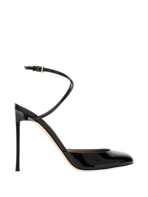 TOM FORD patent-leather ankle-strap pumps - Black - zdjęcie produktu nr 1