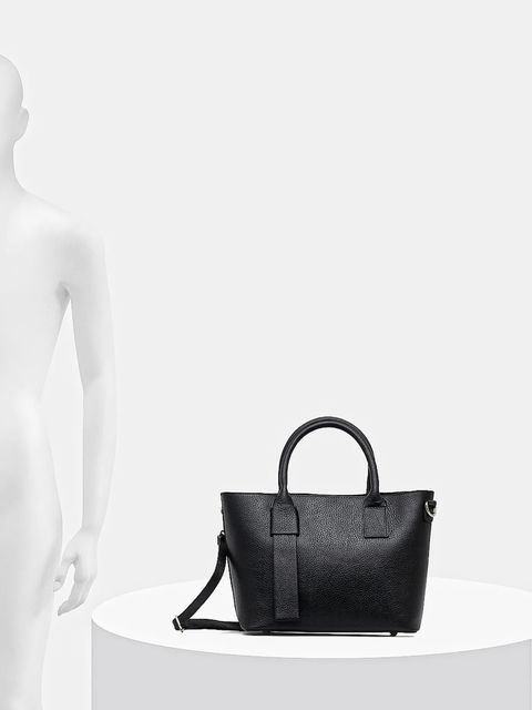 Answear Lab torebka skórzana kolor czarny