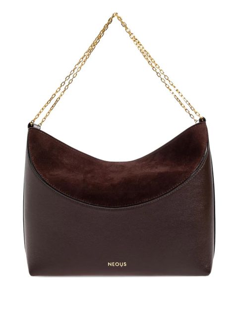 NEOUS Pavo suede chain-strap tote bag - Brown - zdjęcie produktu nr 1