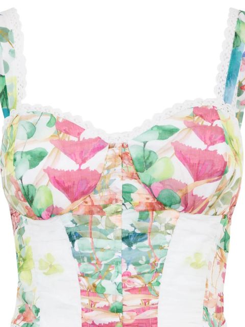 Charo Ruiz Ibiza Sylva floral-print top - White