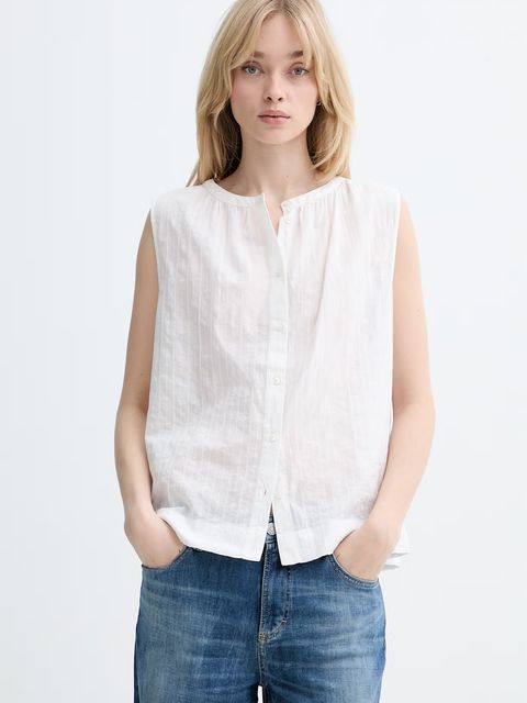 Marc O'Polo bluzka koszulowa damska bawełniana - zdjęcie produktu nr 1