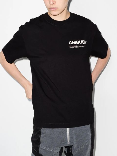 AMBUSH Workshop crew neck T-shirt - Black - zdjęcie produktu nr 2