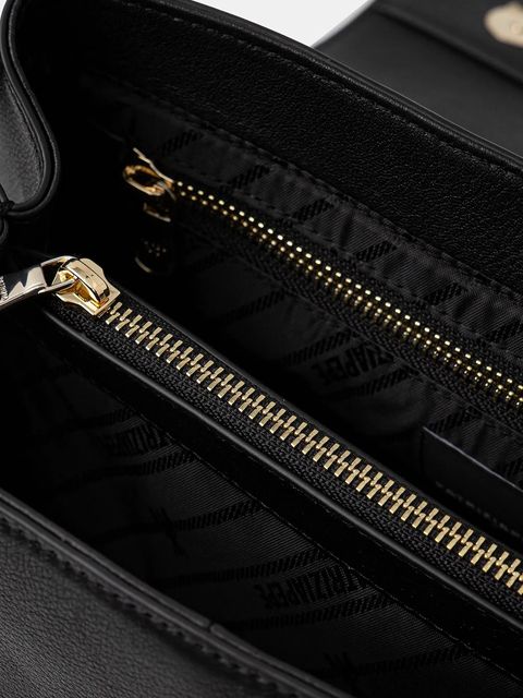 Patrizia Pepe torebka skórzana kolor czarny 8B0306 L162