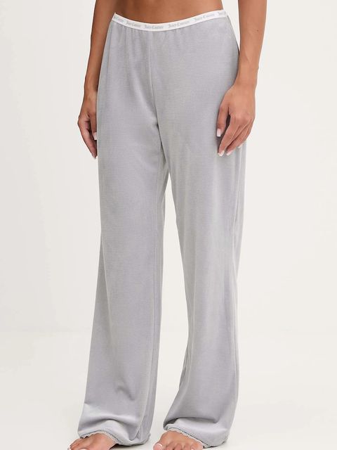 Juicy Couture spodnie lounge damskie kolor szary proste high waist JCLBJ225508 - zdjęcie produktu nr 1