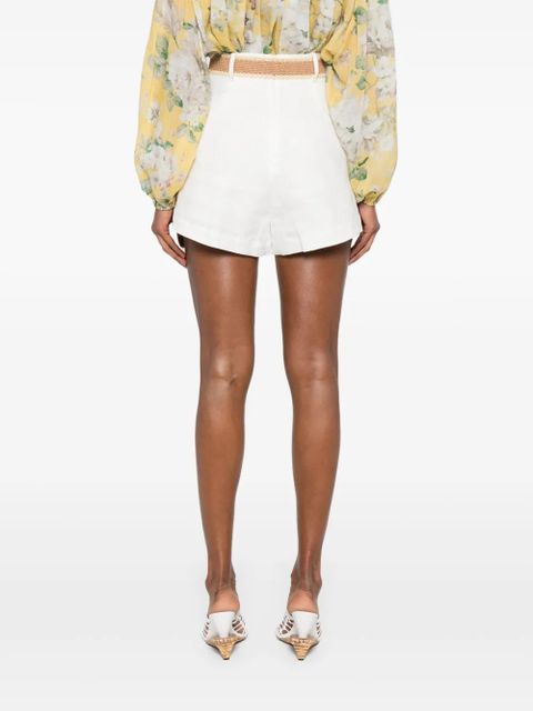 ZIMMERMANN Acacia shorts - White