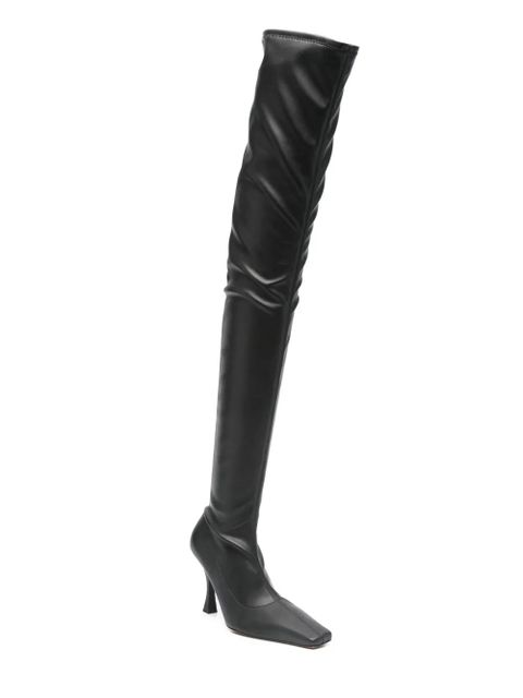 Proenza Schouler 95mm Trap knee-high boots - Black