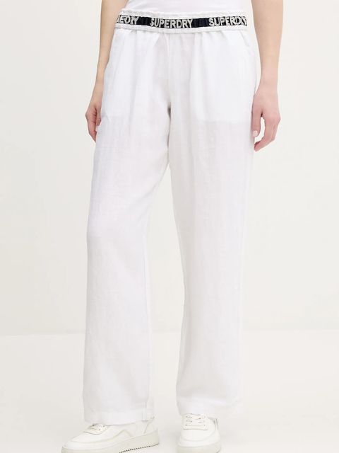 Superdry spodnie lniane - zdjęcie produktu nr 2