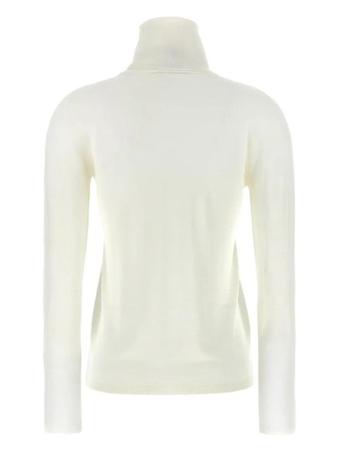 Max Mara high-neck wool sweater - White