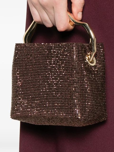 Cult Gaia CULT GAIA SOLENE MINI TOP HANDLE BAG - Brown - zdjęcie produktu nr 2