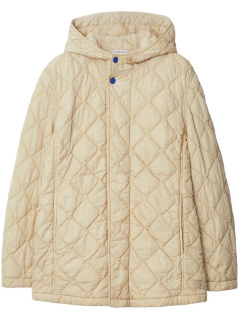 Burberry quilted hooded jacket - Neutrals