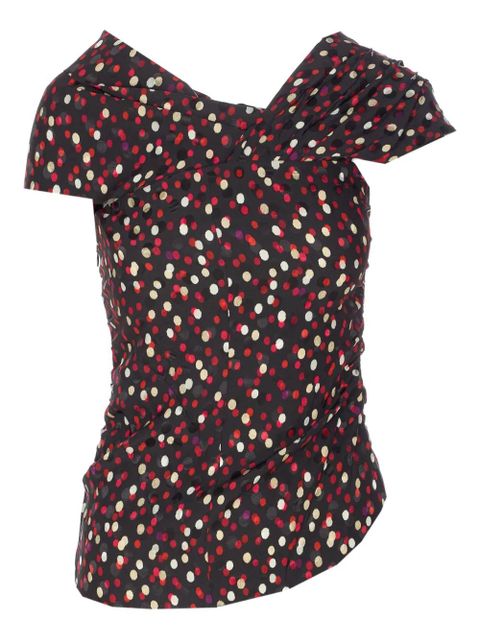 ISABEL MARANT polka-dot blouse - Black - zdjęcie produktu nr 1