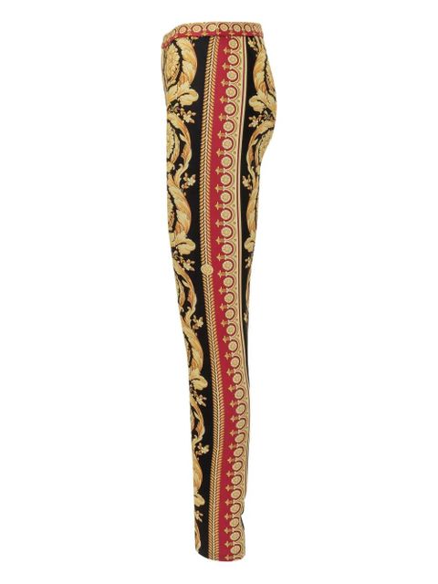 Versace Barocco print leggings - Black