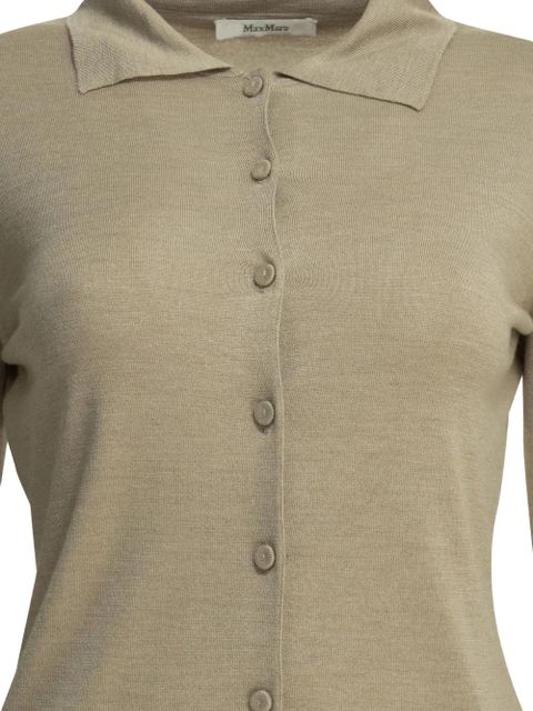 Max Mara button-up collared cardigan - Neutrals