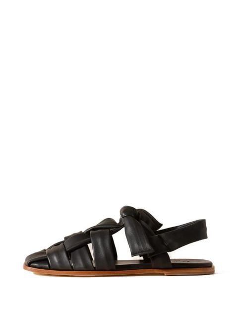 Hereu Bena interwoven knotted sandals - Black - zdjęcie produktu nr 1