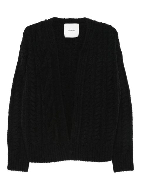 Nanushka cable-knit cardigan - Black - zdjęcie produktu nr 1