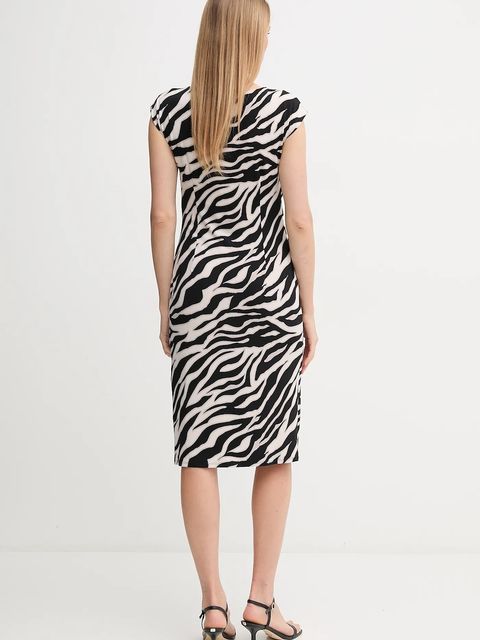 Joseph Ribkoff sukienka kolor czarny mini dopasowana 252158