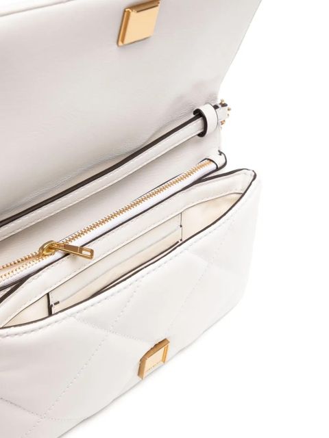 Tory Burch Kira Diamond quit chain crossbody bag - White