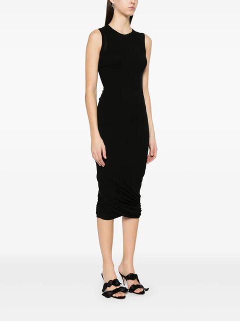 Jil Sander cotton midi dress - Black