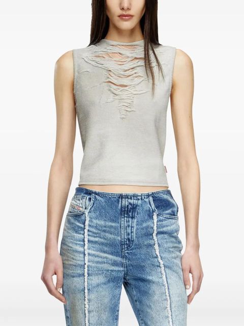 Diesel distressed tank top - Grey