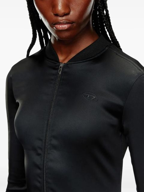 Diesel Oper logo-embroidered jacket - Black