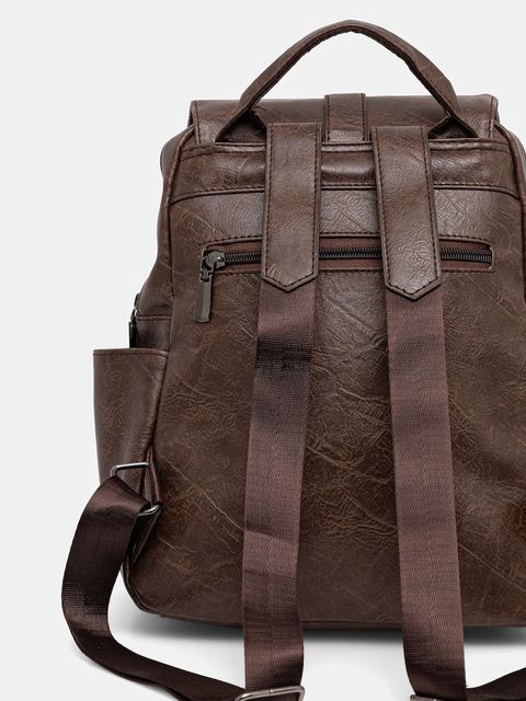 Answear.LAB plecak damski kolor brązowy mały gładki - zdjęcie produktu nr 2