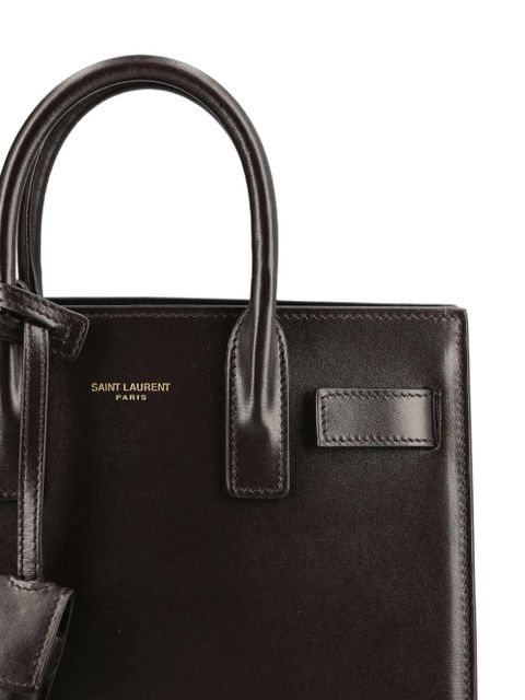 Saint Laurent nano Sac de Jour padlock bag - Brown