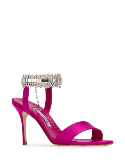 Manolo Blahnik 105mm Parinasan sandals - Purple - zdjęcie produktu nr 2