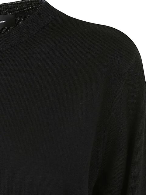 WARDROBE.NYC crew-neck wool sweater - Black