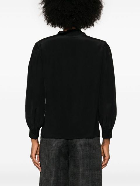 SANDRO silk shirt - Black