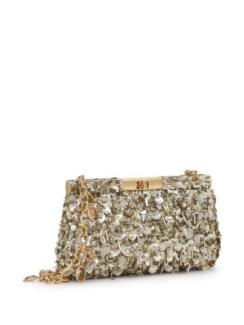 Dolce & Gabbana sequinned shoulder bag - Gold
