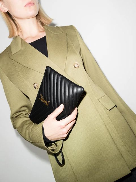 Saint Laurent quilted leather purse - Black - zdjęcie produktu nr 2