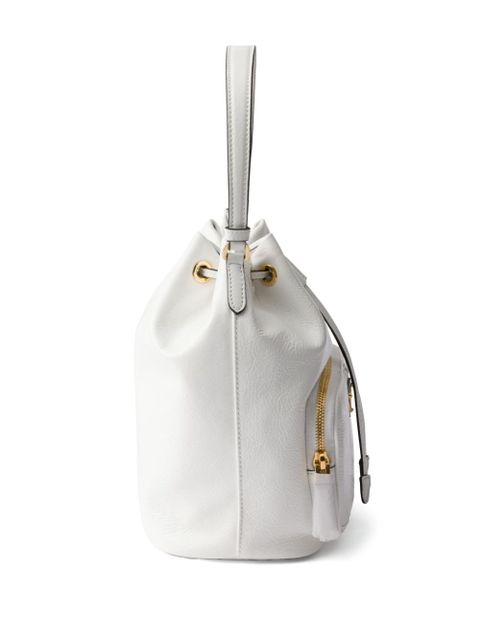 Prada Duet bucket bag - White
