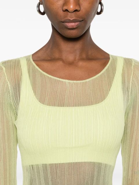 Simkhai Leonie ribbed top - Yellow