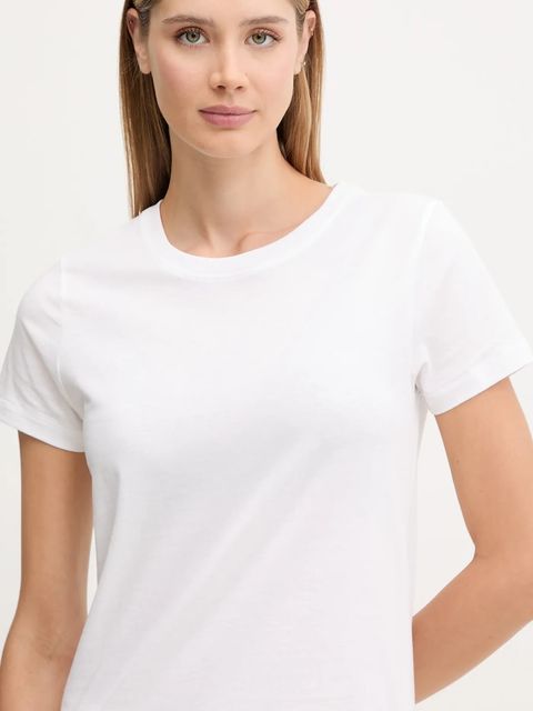 Calvin Klein Underwear t-shirt bawełniany 3-pack damski kolor biały LV00QS7485